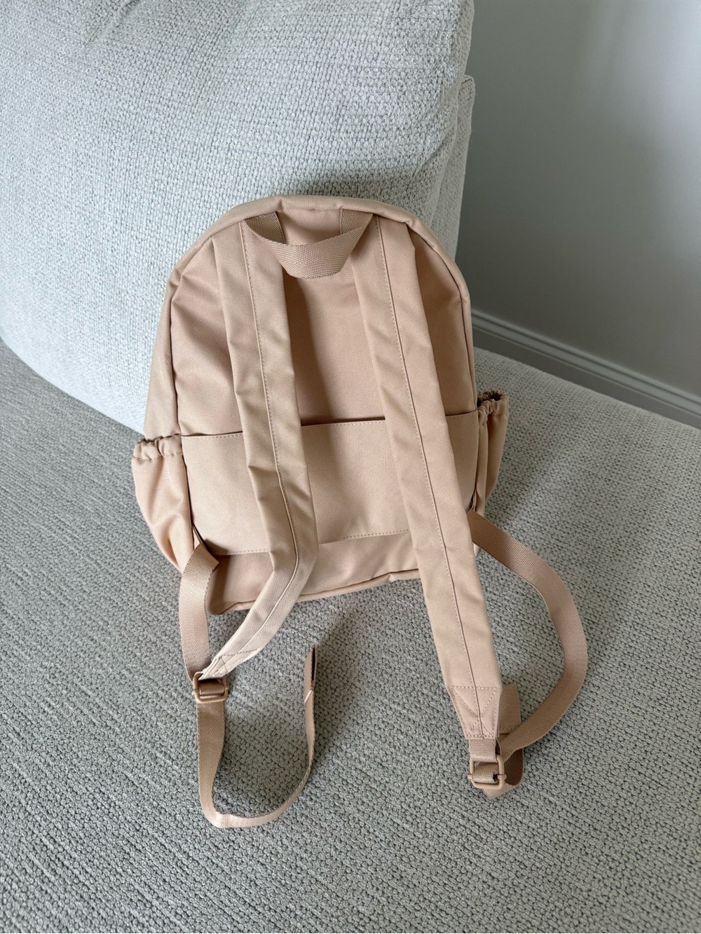 BEIS Beige Compact Everyday Backpack - Picture 4 of 5